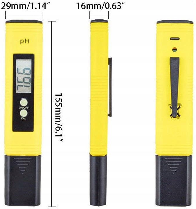 ELEKTRONICZNY MIERNIK pH TESTER ATC AUTOKALIBRACJA