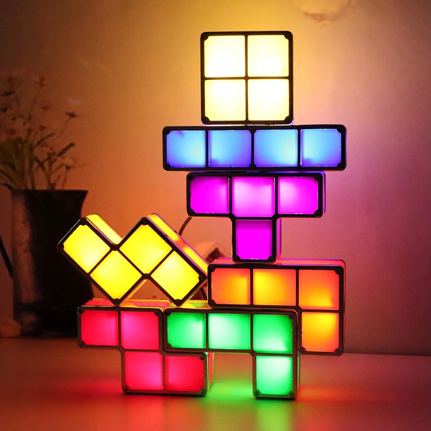 TETRIS lampka nocna LED układanka