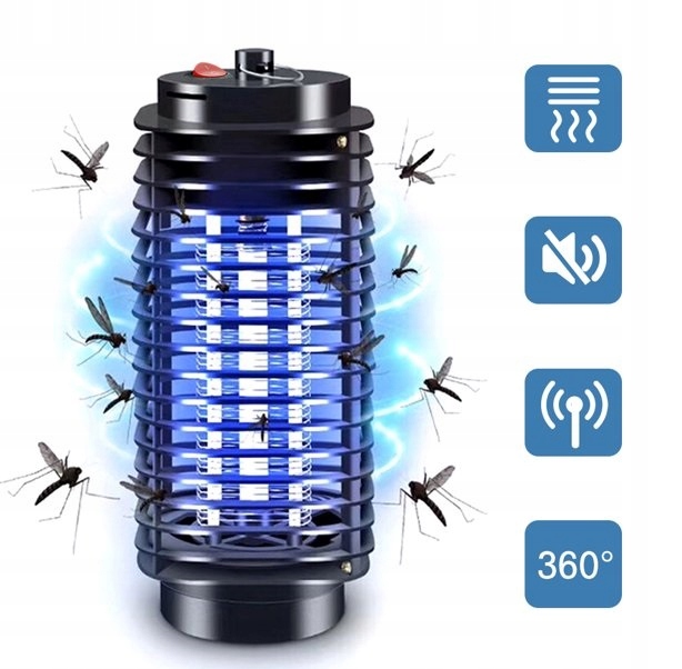 LAMPA UV OWADOBÓJCZA NA KOMARY MUCHY I INNE OWADY