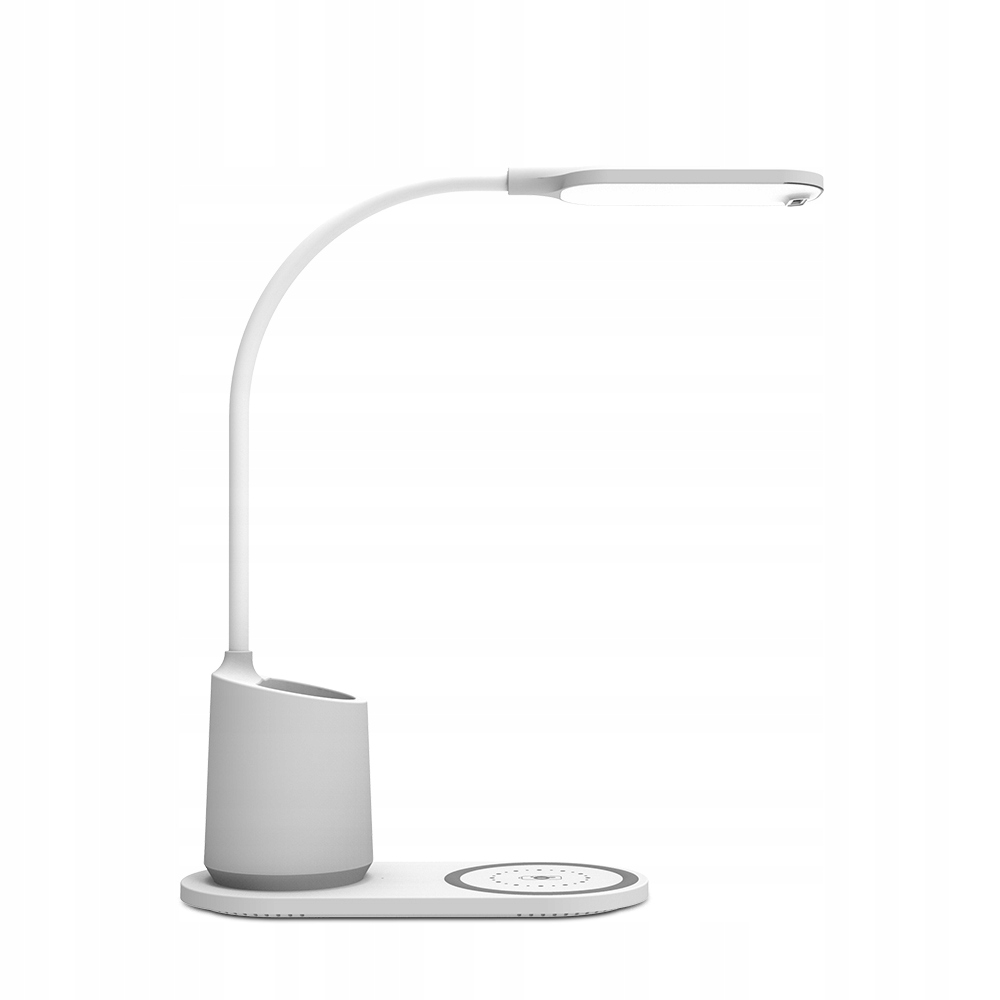 LAMPKA NA BIURKO LED Z ŁADOWARKA BEZPRZEWODOWA QI