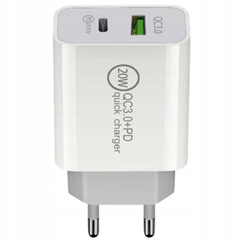 Ładowarka Sieciowa 20W PD QC 3.0 USB C