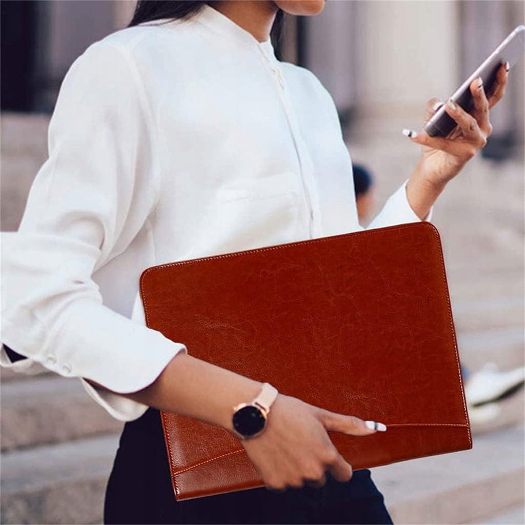 Elegancki Biwuar Aktówka Teczka Biznesowa Multi Organizer A4