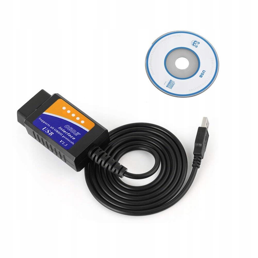 Kabel Interfejs ELM327 OBD2 + CAN USB + PROGRAM