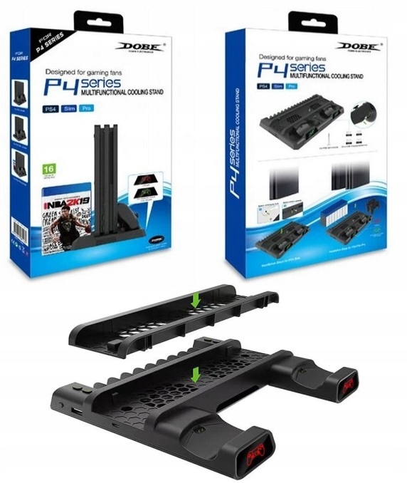 Podstawka Chłodząca Ładowarka Stojak PS4 SLIM PRO