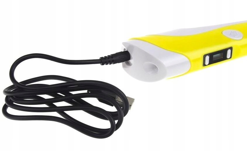 DŁUGOPIS DRUKARKA 3D PEN ZESTAW + WKŁADY 9 METRÓW ŻÓŁTY