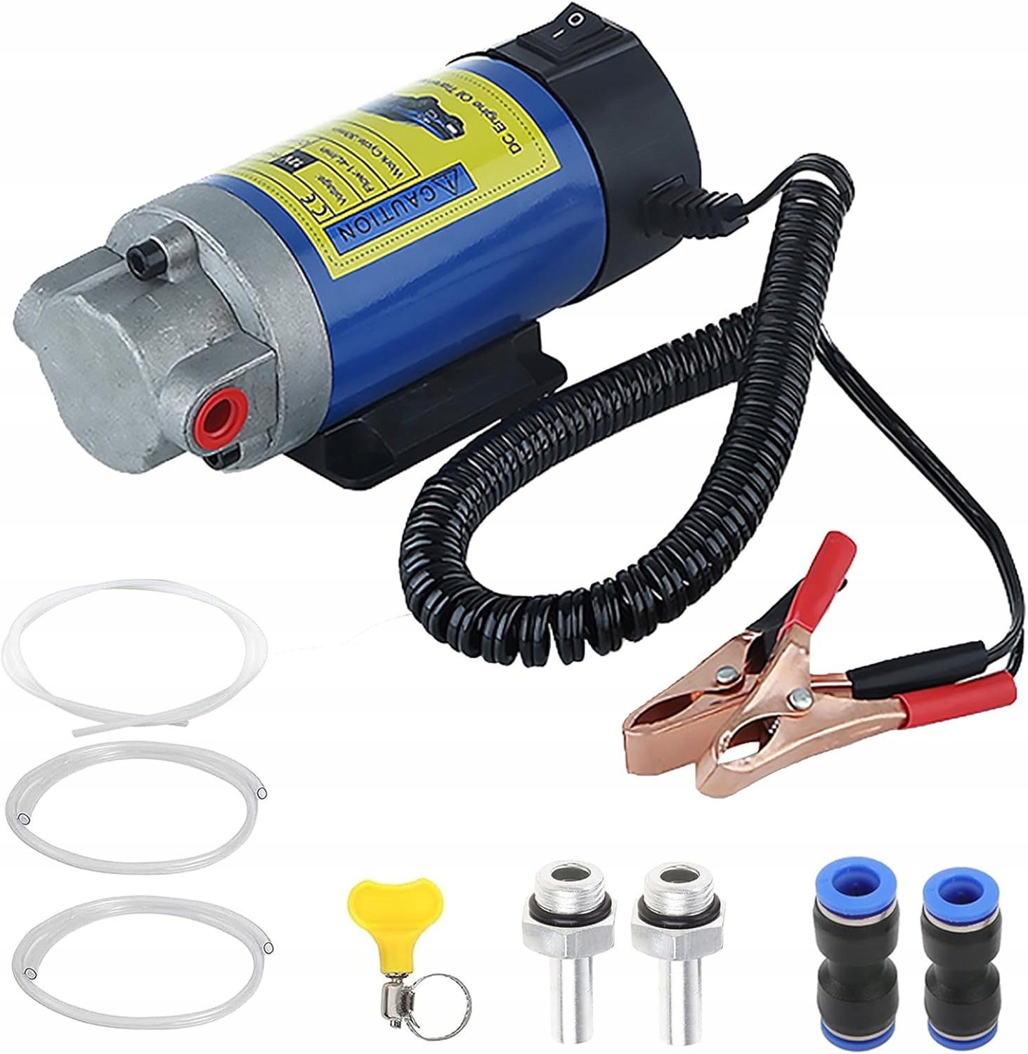 Elektryczna Pompka do Spuszczania Paliwa Oleju Pompa Przepływowa 12V 100W
