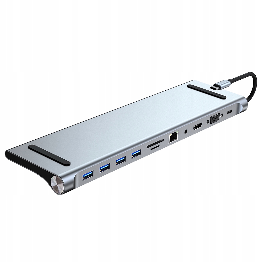Stacja Dokująca USB C 3.0 HDMI 4K RJ45 LAN PD 11w1