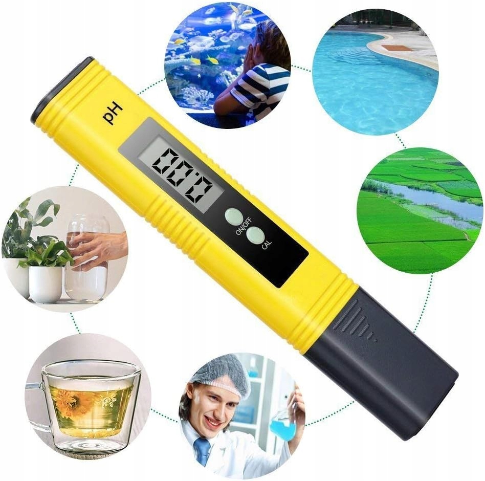 ELEKTRONICZNY MIERNIK pH TESTER ATC AUTOKALIBRACJA