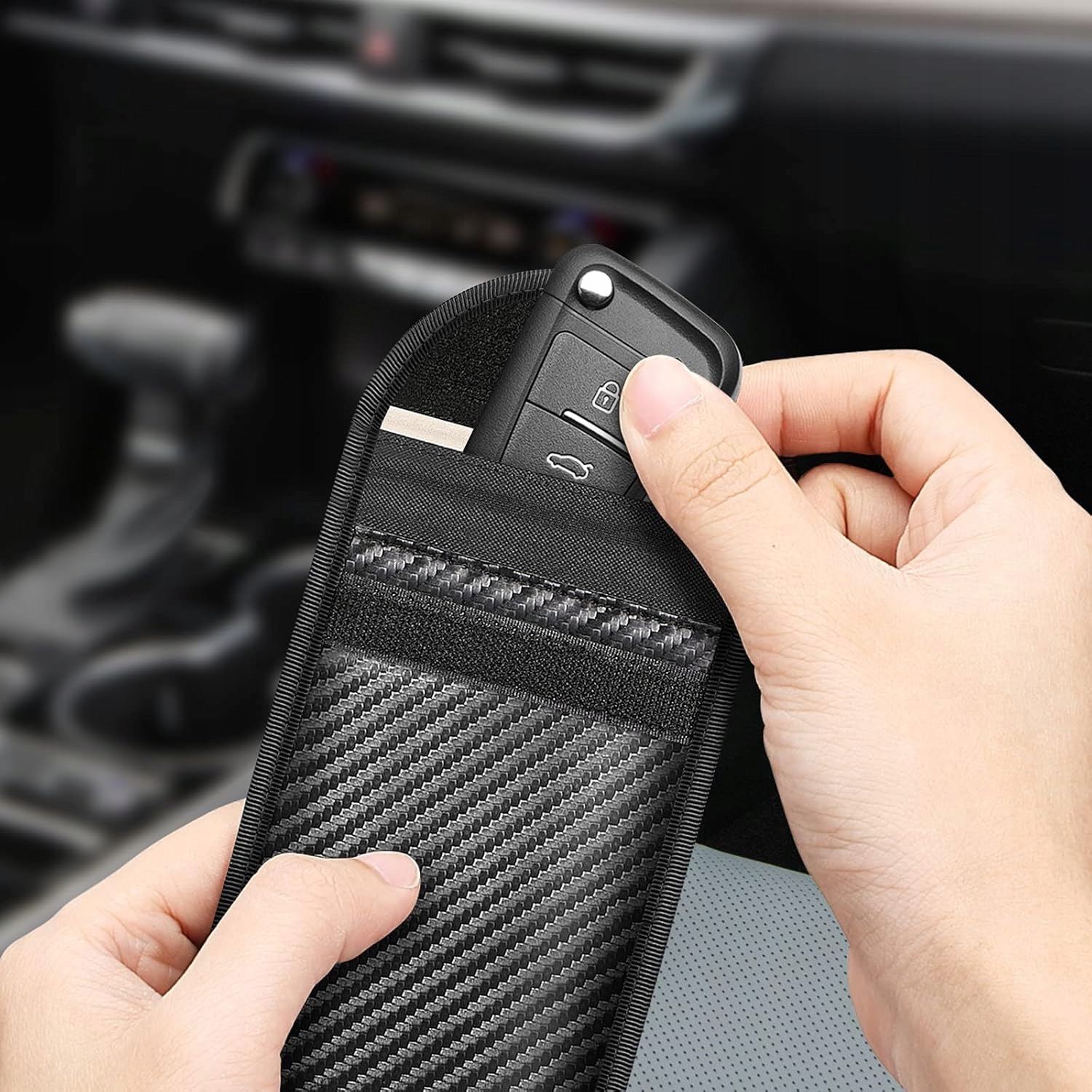 ETUI Klucze Keyless Ochrona Pokrowiec Blokada RFID