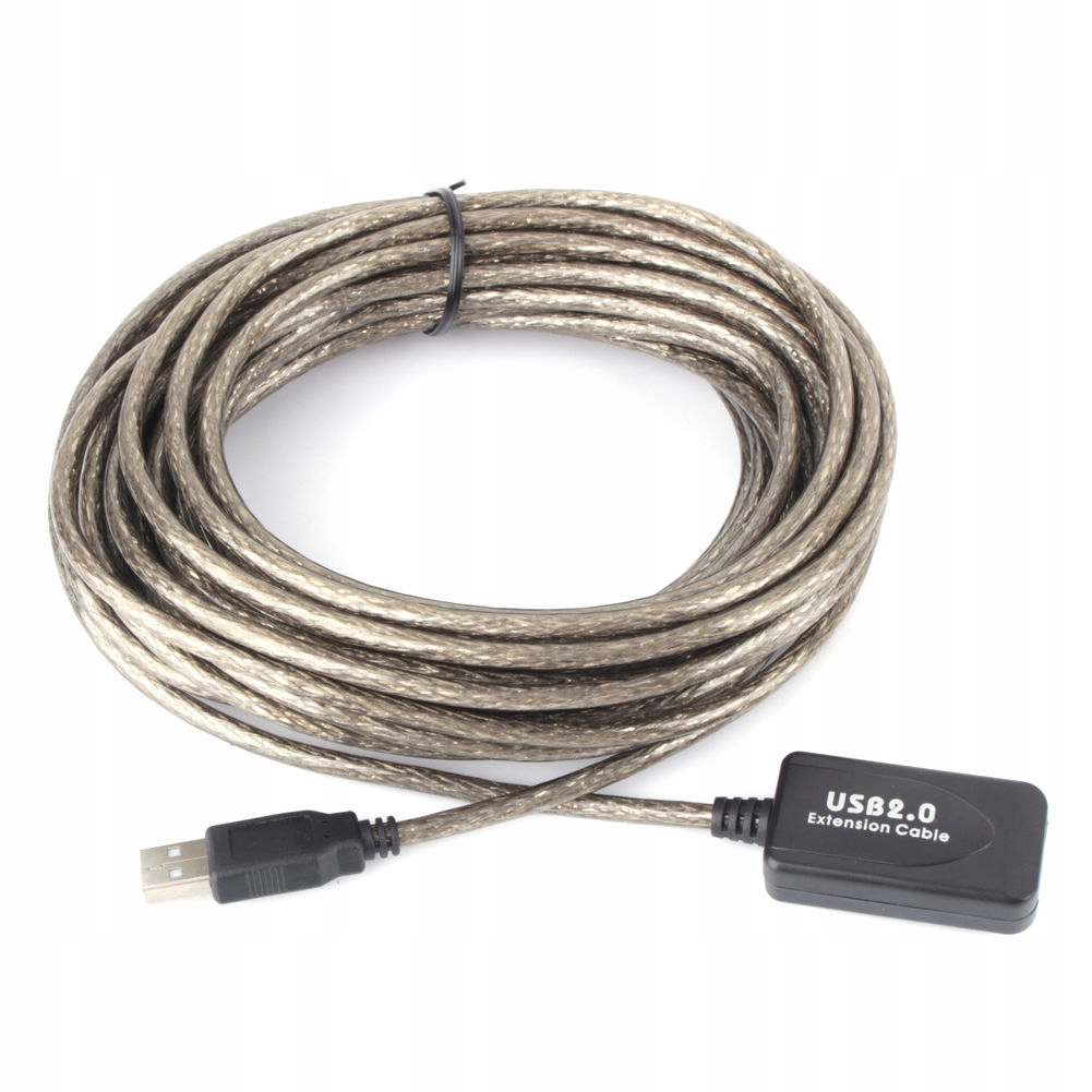 Przedłużacz kabel USB 2.0 aktywny 10 m