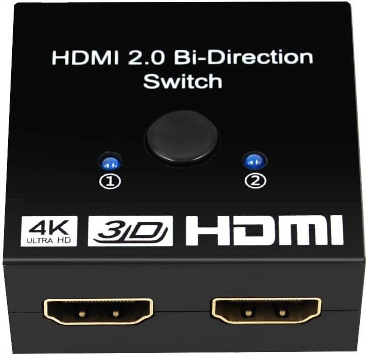Switch HDMI 2x1 Rozdzielacz Splitter 4Kx2K full HD
