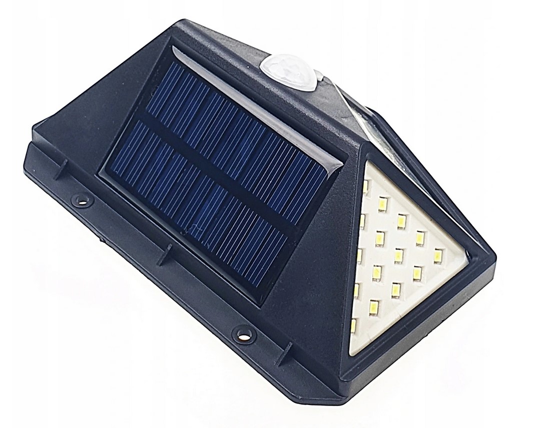 LAMPA SOLARNA Z CZUJNIKIEM RUCH I ZMIERZCHU 100LED
