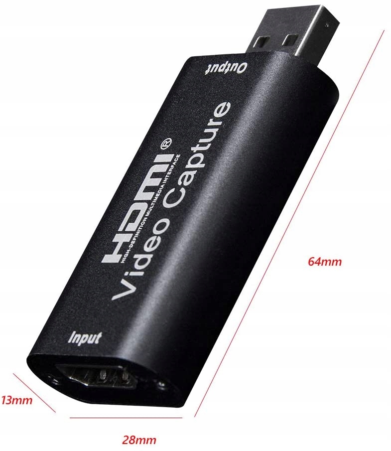 Grabber HDMI Nagrywarka Obrazu do PC USB Streaming