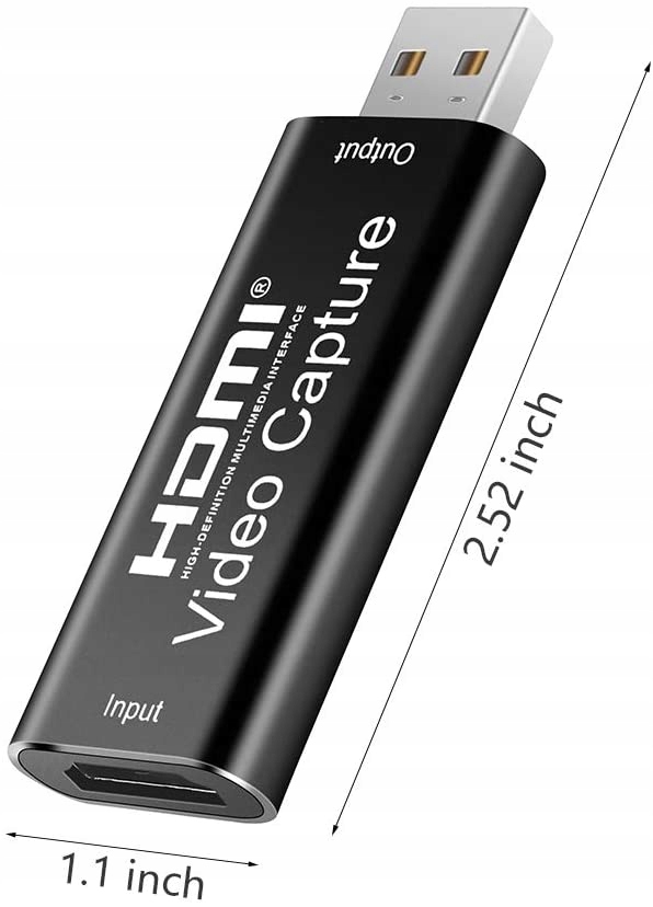 Grabber HDMI Nagrywarka Obrazu do PC USB Streaming