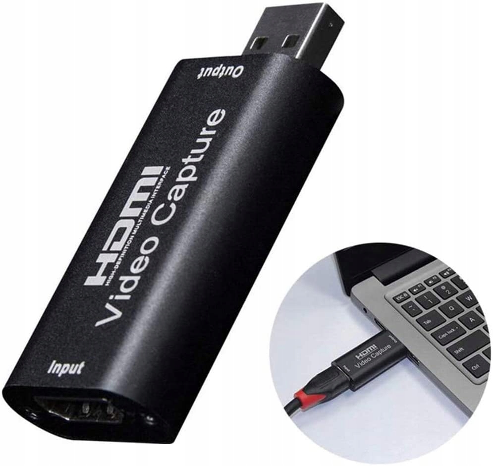 Grabber HDMI Nagrywarka Obrazu do PC USB Streaming