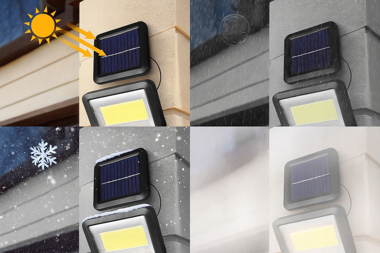 LAMPA SOLARNA Z CZUJNIKIEM RUCH I ZMIERZCHU 100LED
