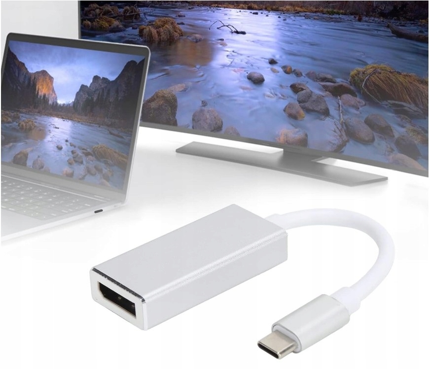 Adapter kabel USB typ C do DP DisplayPort 4K 3.1