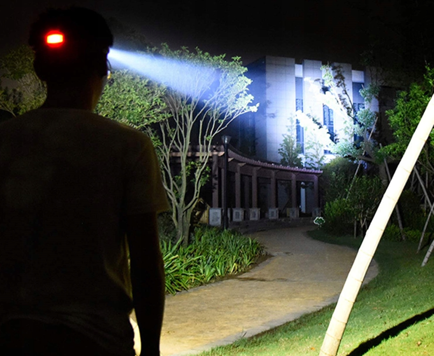 Mocna LATARKA CZOŁOWA 5 LED CREE Lampka CZOŁÓWKA
