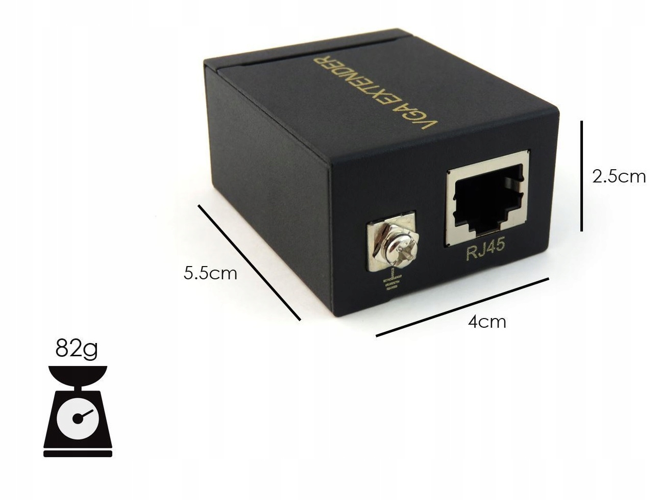 Extender VGA 60 m Audio Video Splitter