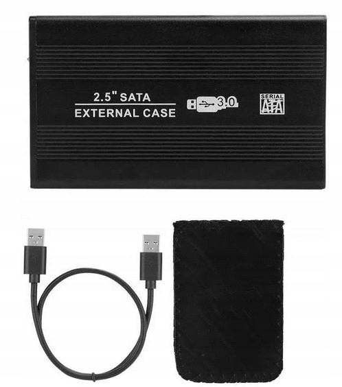 OBUDOWA DYSKU HDD 2,5 ALU USB 3.0 SATA