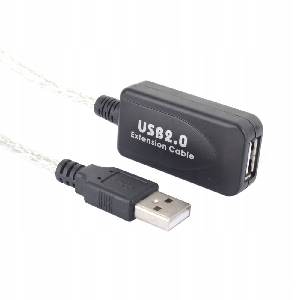 Przedłużacz kabel USB 2.0 aktywny 20 m