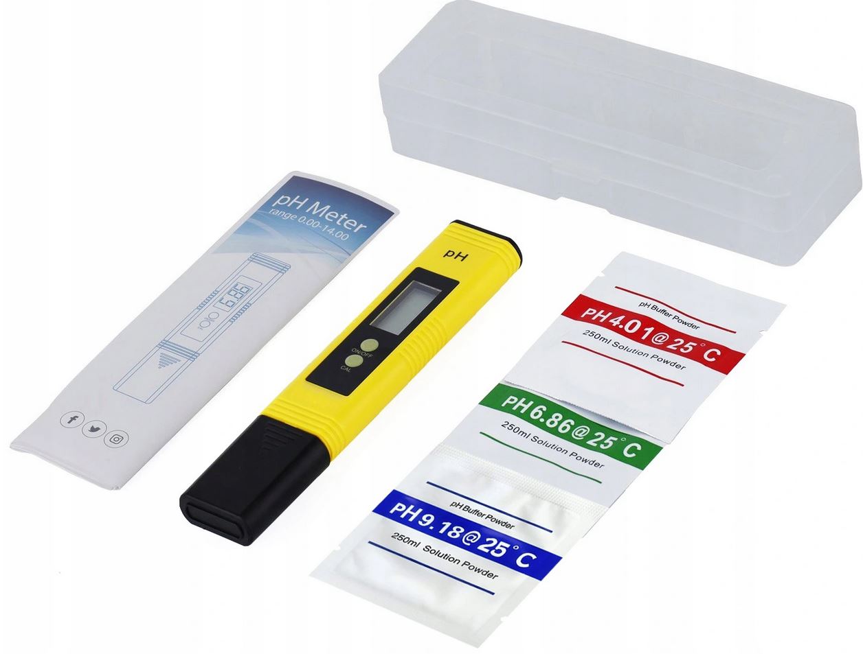 ELEKTRONICZNY MIERNIK pH TESTER ATC AUTOKALIBRACJA