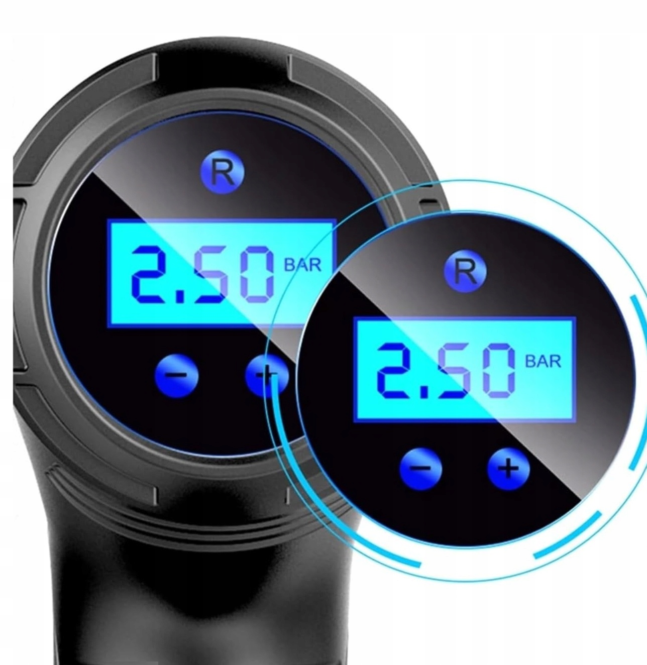 KOMPRESOR SAMOCHODOWY Pompka Sprężarka 12V LED LCD