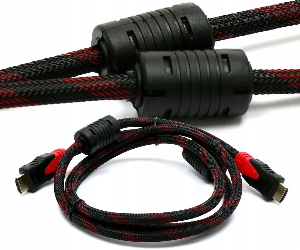 Kabel Przewód HDMI-HDMI 5m 3D 4K full HD w oplocie