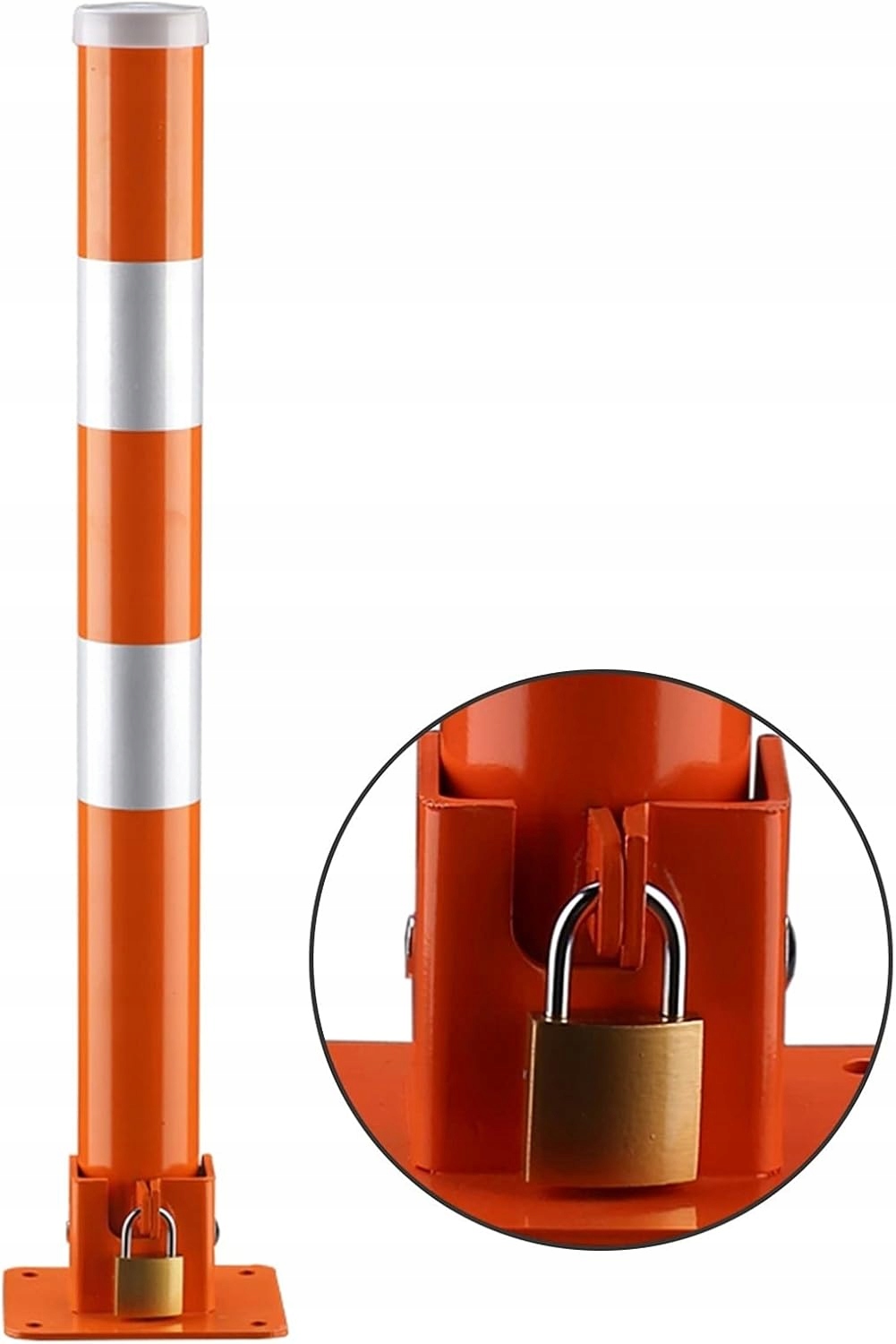 Blokada Parkingowa Miejsca Parkingowego Składana Słupek Parkingowy Kłódka