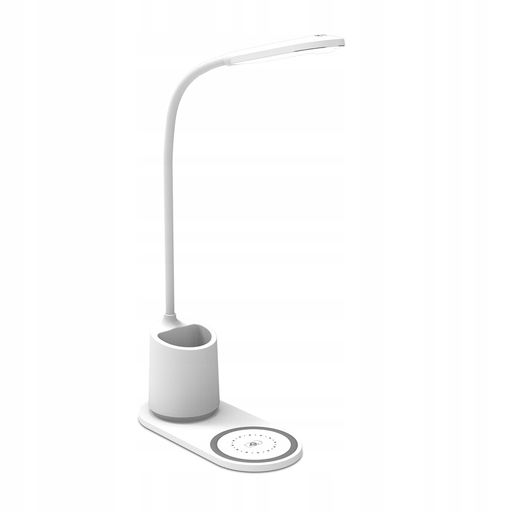 LAMPKA NA BIURKO LED Z ŁADOWARKA BEZPRZEWODOWA QI
