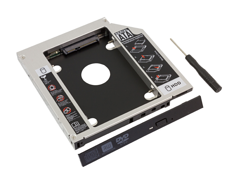 Kieszeń na drugi dysk ramka 2,5 HDD SSD SATA 9,8
