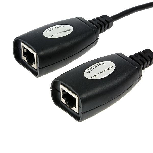 Extender USB po skrętce RJ45 CAT5 5e 6 50m