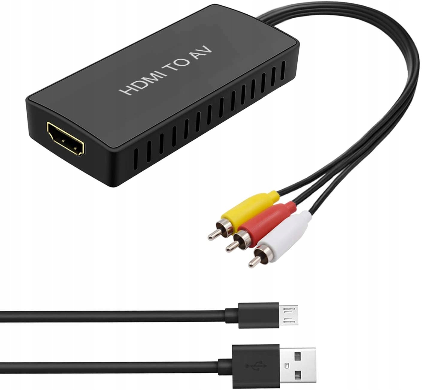 Konwerter HDMI do RCA Adapter AV CINCH CVBS