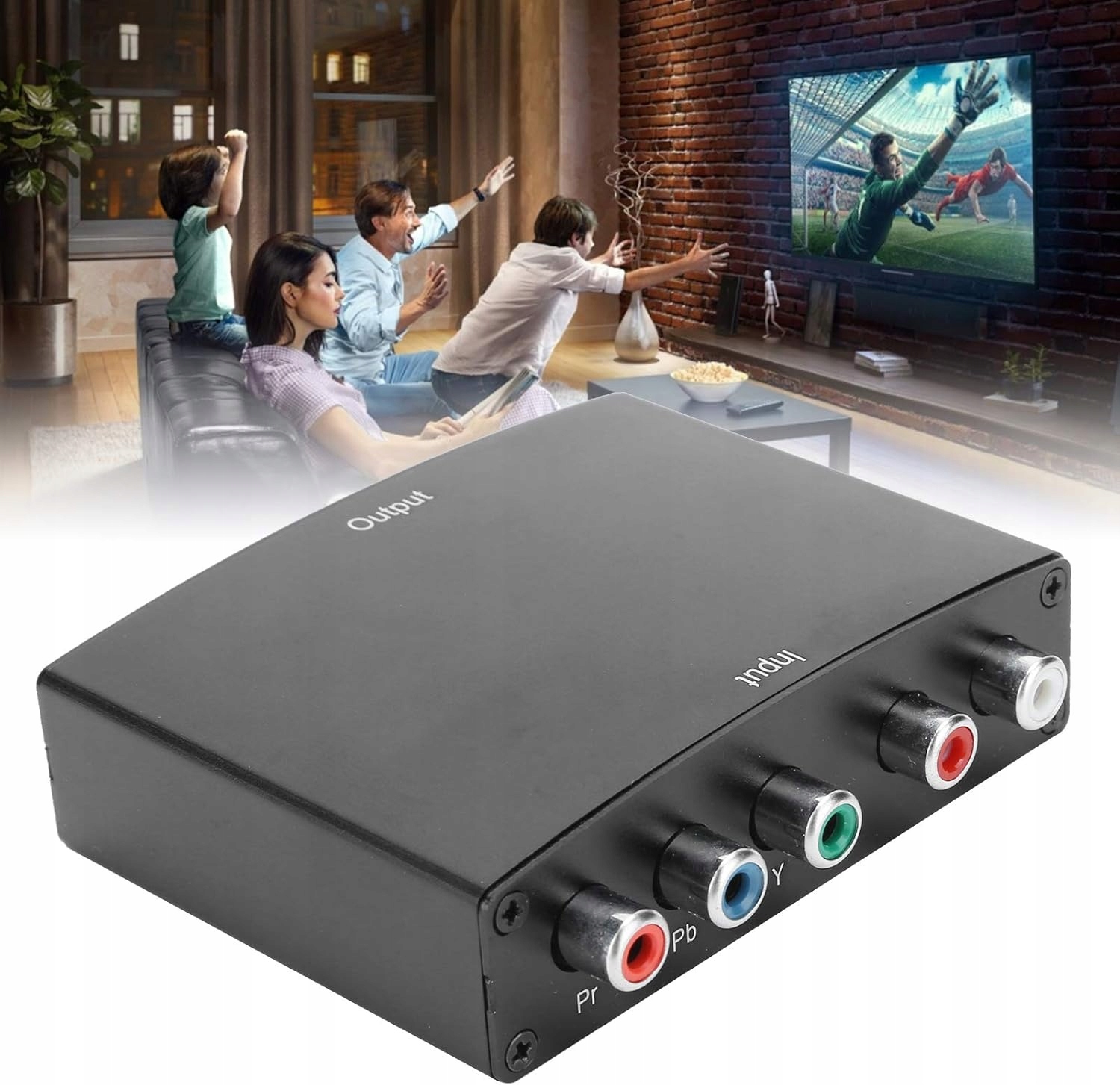 Konwerter Component Video YPbPr + Audio L/R do HDMI