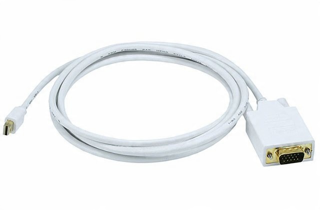 Kabel mini DisplayPort DP do VGA full HD 1,8m