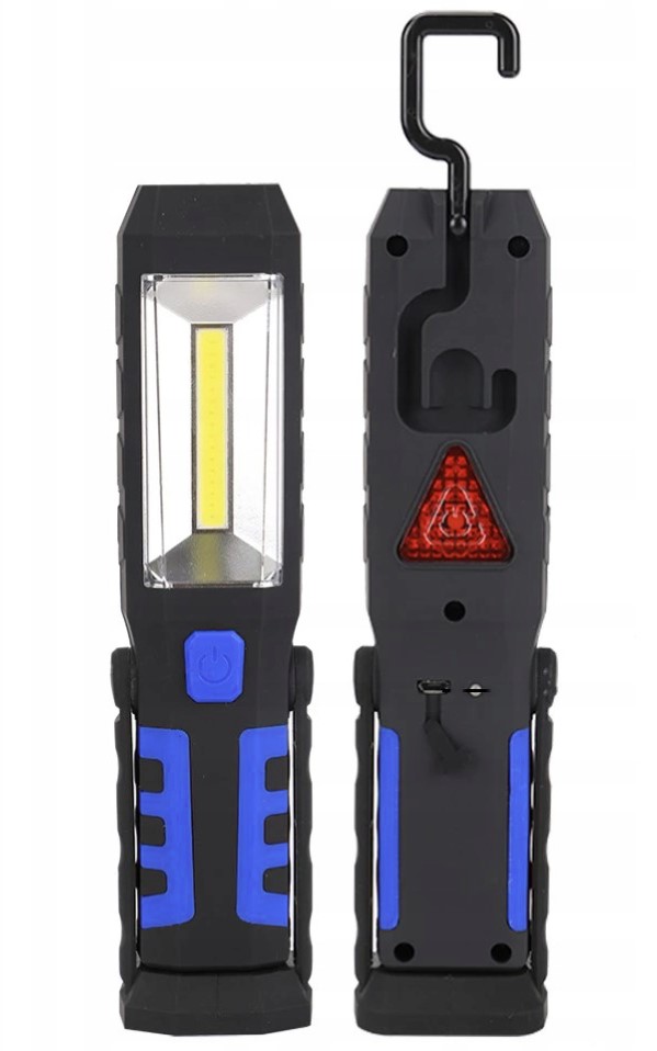 MOCNA LAMPA WARSZTATOWA LATARKA 3w1 LAMPKA LED COB