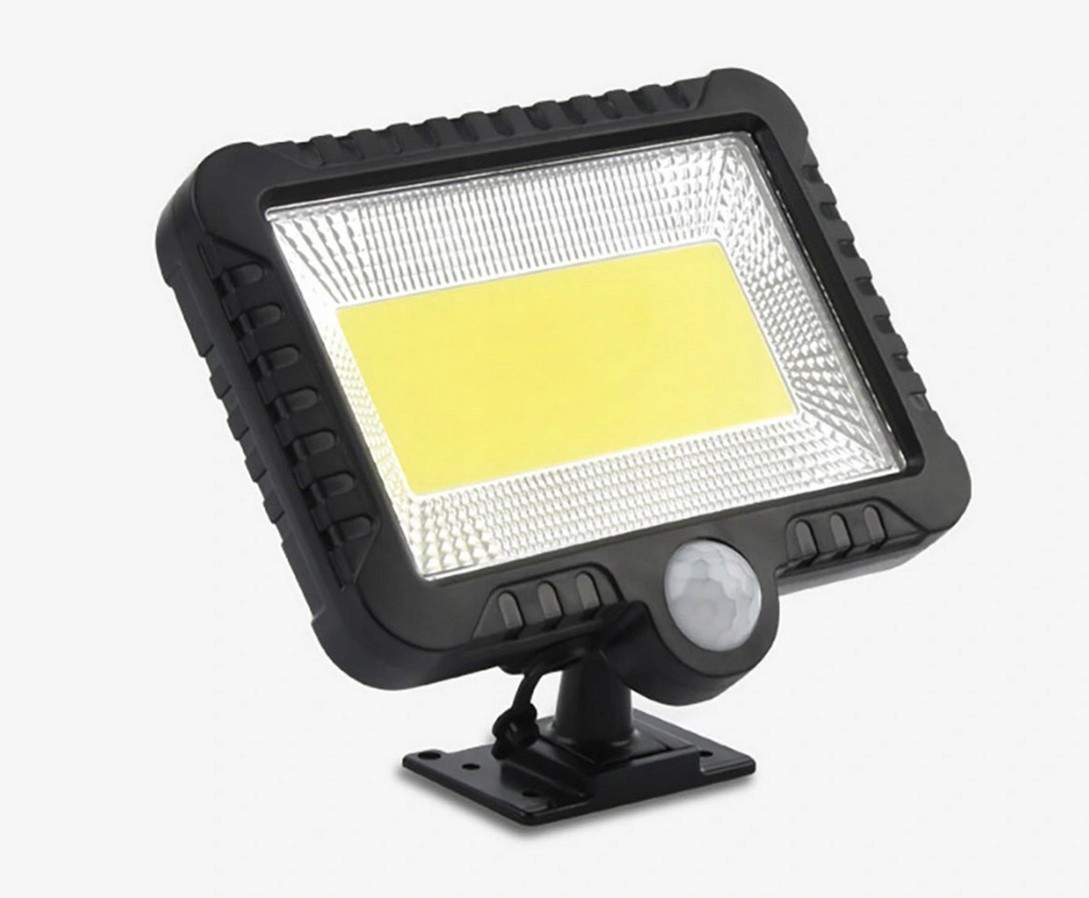 LAMPA SOLARNA Z CZUJNIKIEM RUCH I ZMIERZCHU 100LED