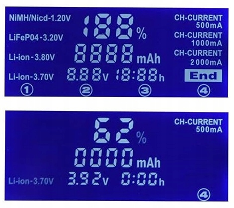 Ładowarka akumulatorów LiitoKala Lii-PD4 Li-Ion AA