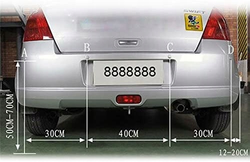 4 Czujniki Parkowania Cofania LED LCD PARKTRONIC