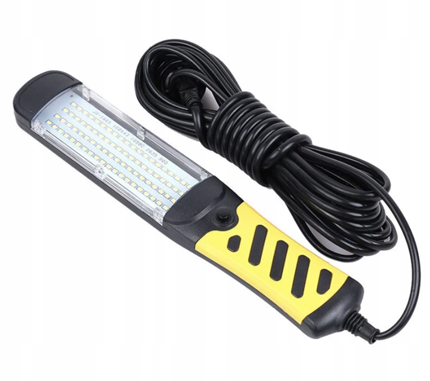 Lampa Warsztatowa Latarka 100 LED Hak Kabel 8 M