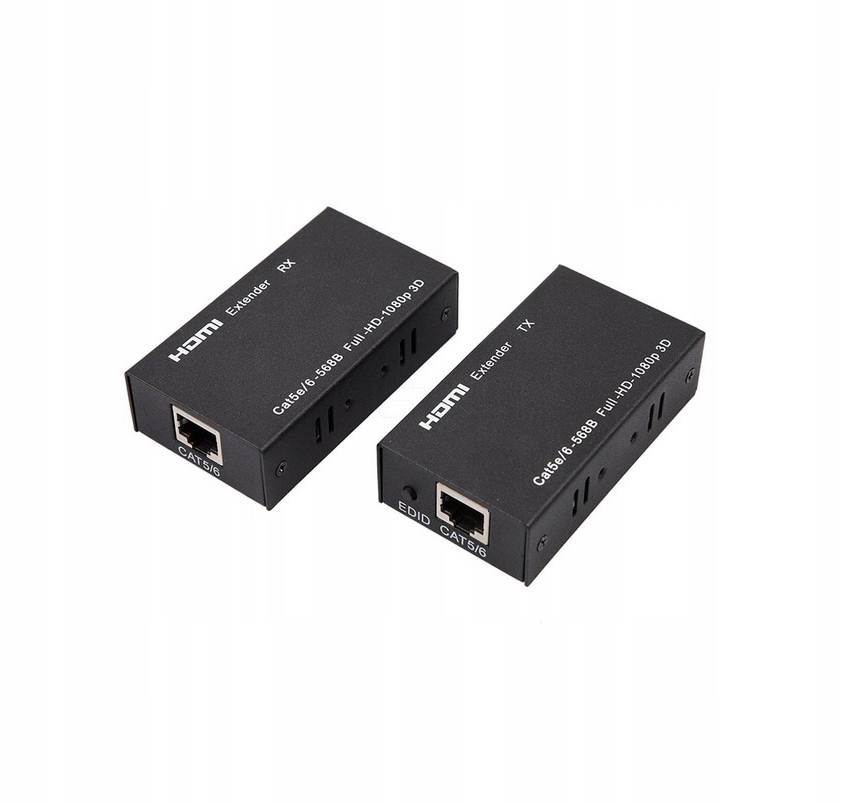 Extender Przedłużacz HDMI na RJ45 LAN 60m 3D