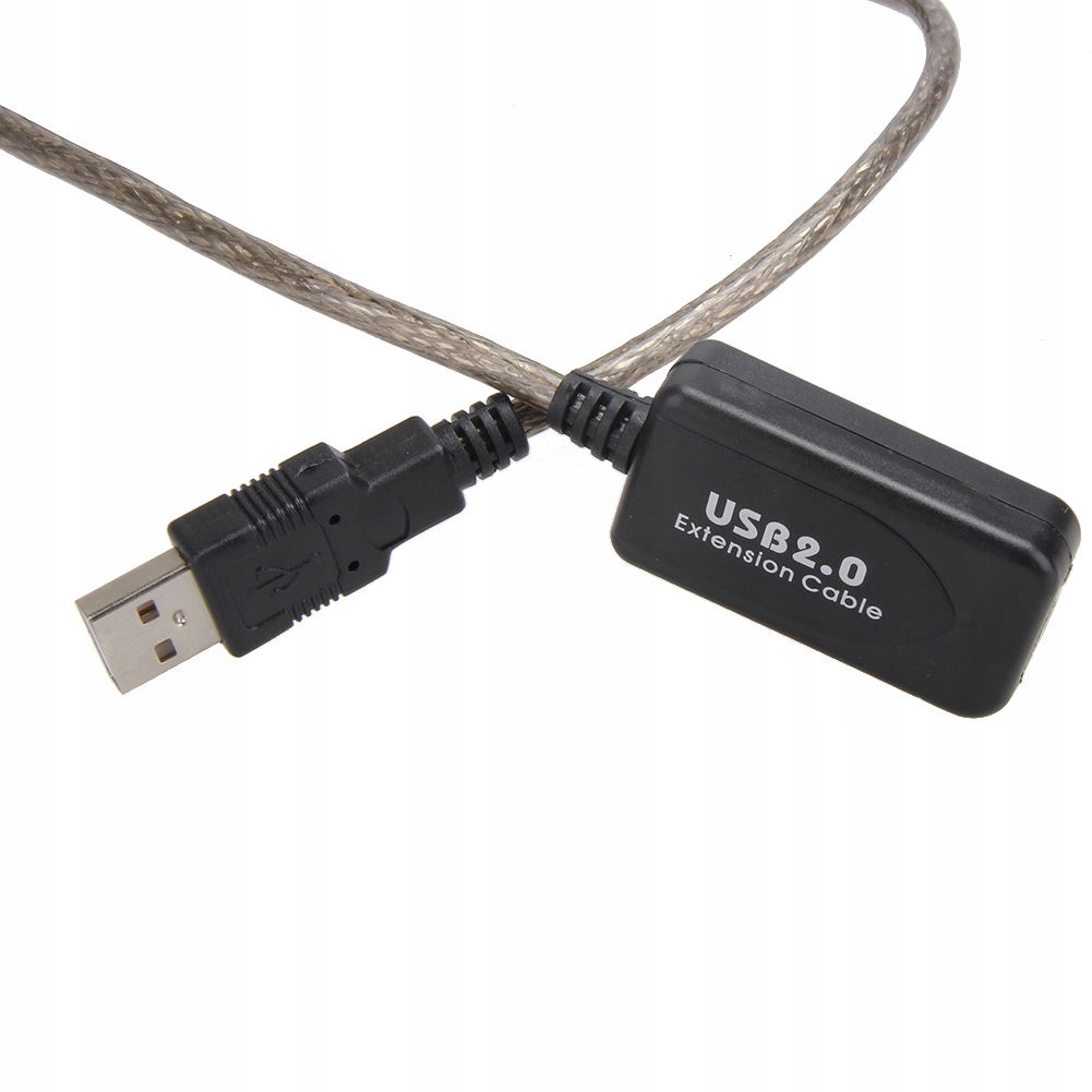 Przedłużacz kabel USB 2.0 aktywny 20 m