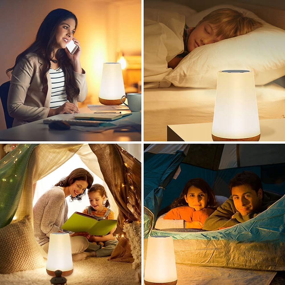 Bezprzewodowa Lampka 13 Kolory Dotykowa RGB pilot