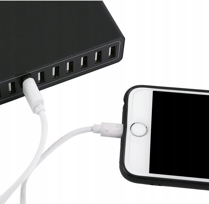 Ładowarka ścienna 10 portów USB 50W 10A