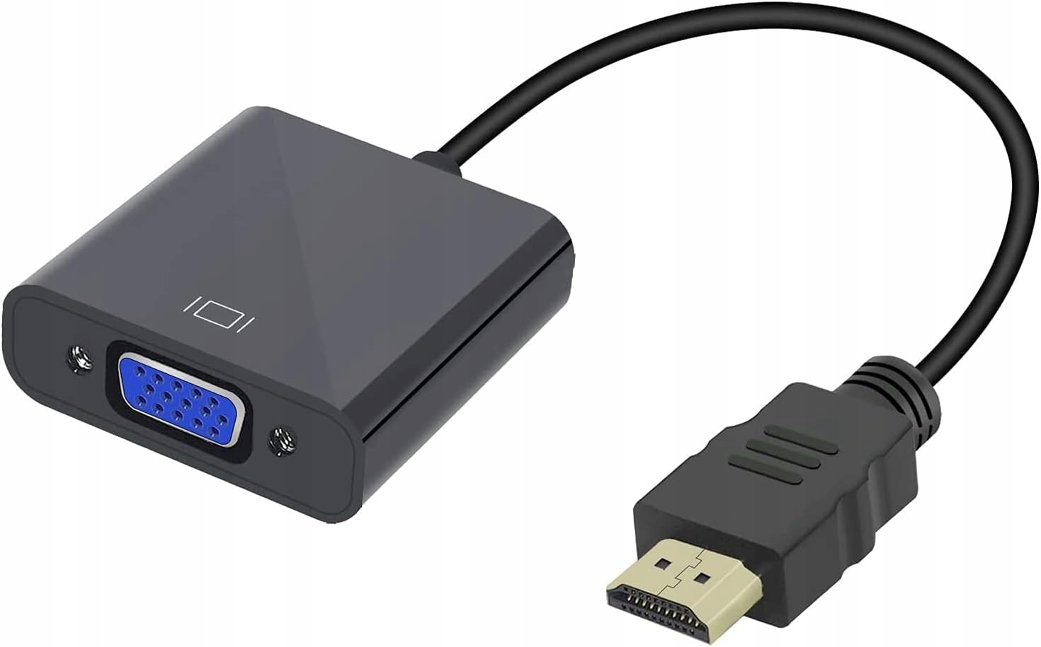 Adapter Konwerter z HDMI do VGA kabel DSUB