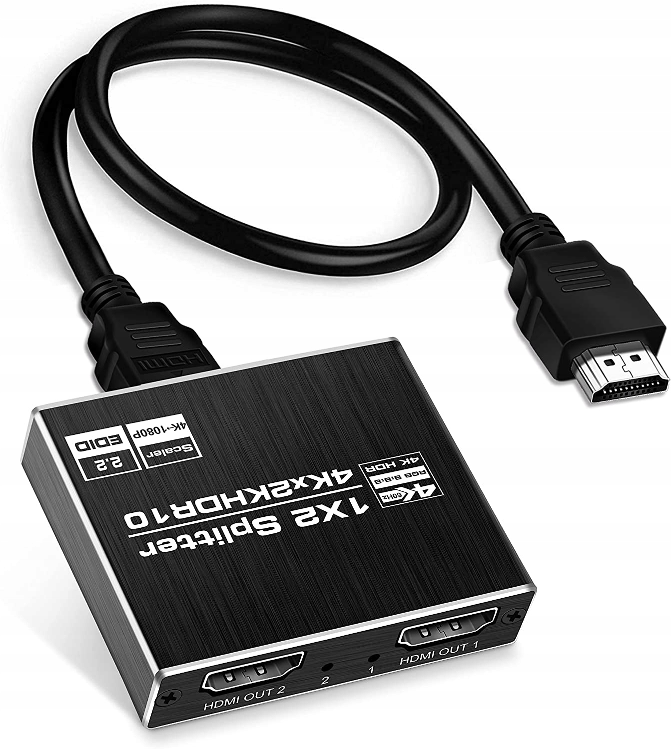 SPLITTER HDMI 2.0 1x2 4K UHD HDCP 2.2 Rozdzielacz