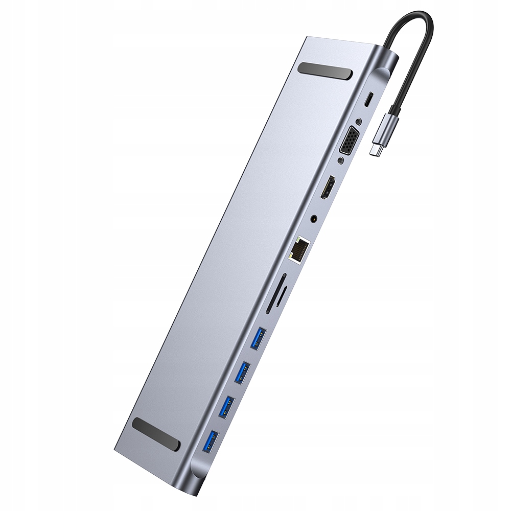 Stacja Dokująca USB C 3.0 HDMI 4K RJ45 LAN PD 11w1