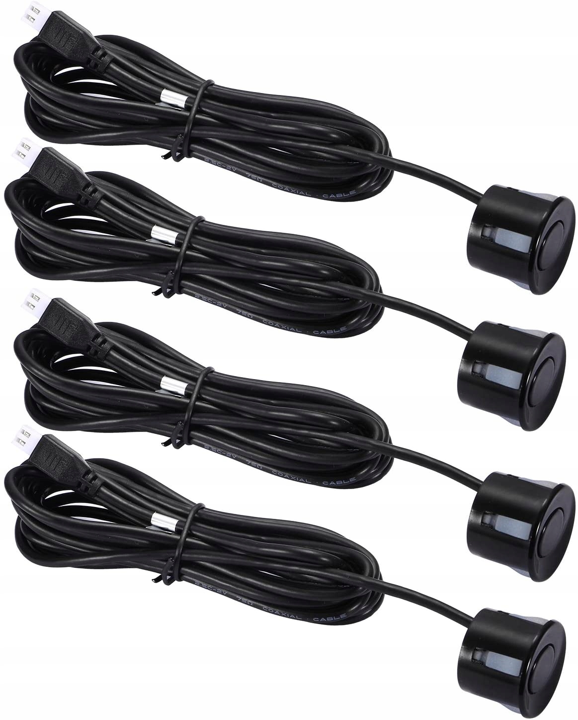4 Czujniki Parkowania Cofania LED LCD PARKTRONIC