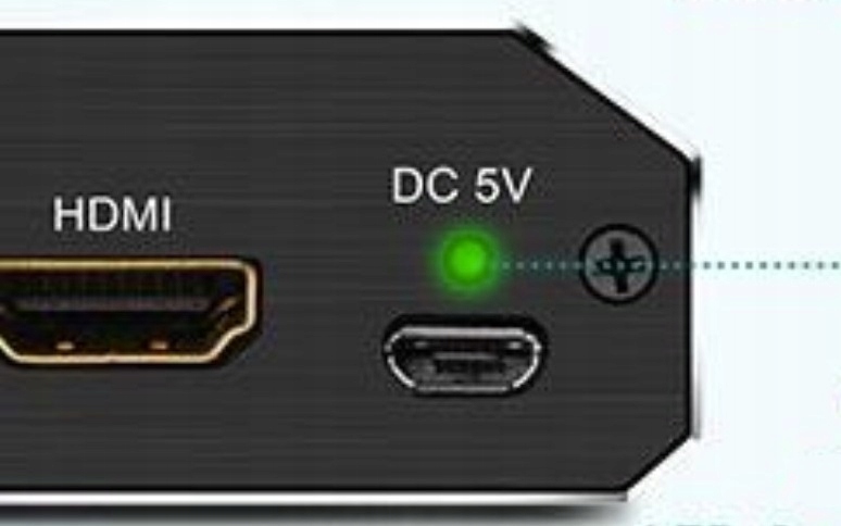Adapter Konwerter SCART / EURO do HDMI HD MHL