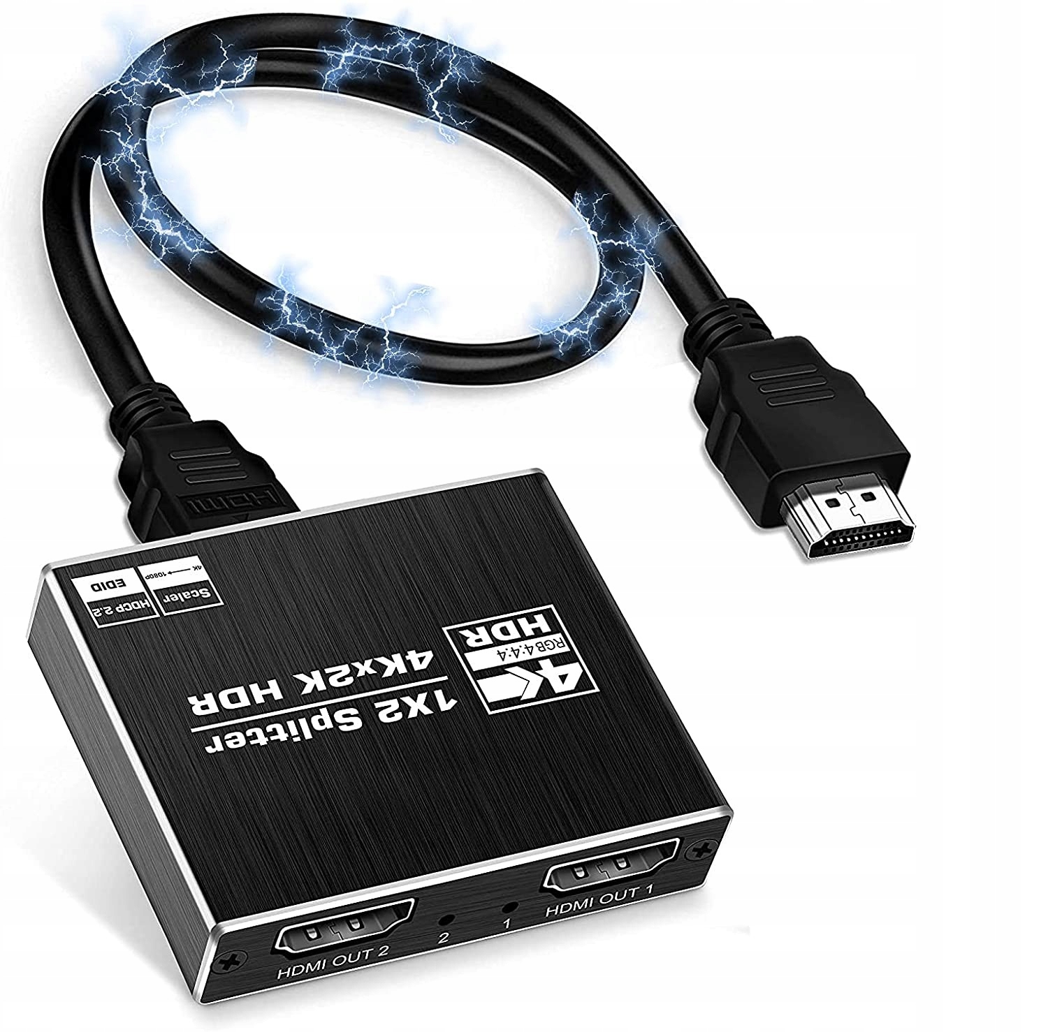 SPLITTER HDMI 2.0 1x2 4K UHD HDCP 2.2 Rozdzielacz